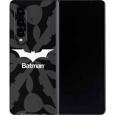 DC Comics Batman Dark Knight Logo Galaxy Z Fold4 5G Skin